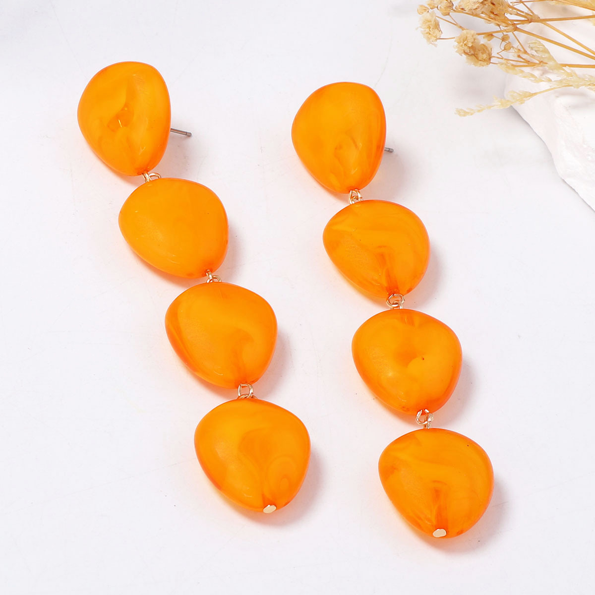 European And American Minimalist And Fashionable Geometric Fringe Earrings, Casual Earrings For Women