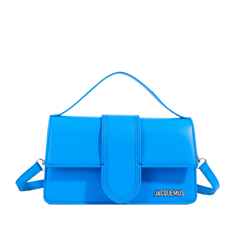 2026 New Women's Handheld Small Square Bag French Luxury Flap Solid Color Fashion Trend Crossbody Bag