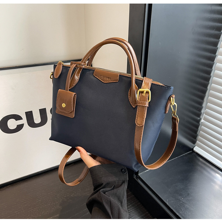 Oxford Cloth Tote Bag, New High-End Trendy Large Capacity Single Shoulder Crossbody Bag