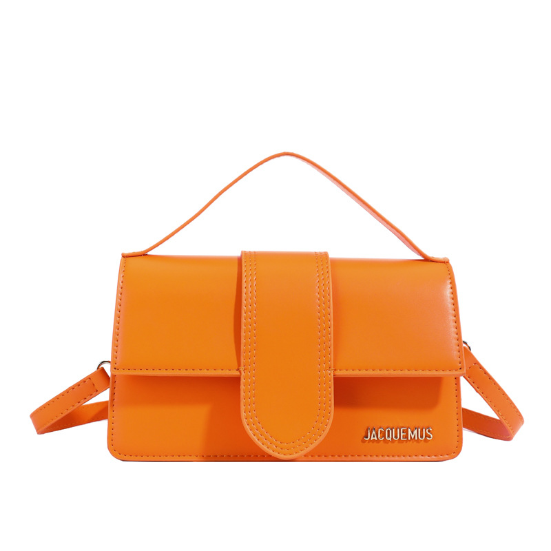 2026 New Women's Handheld Small Square Bag French Luxury Flap Solid Color Fashion Trend Crossbody Bag