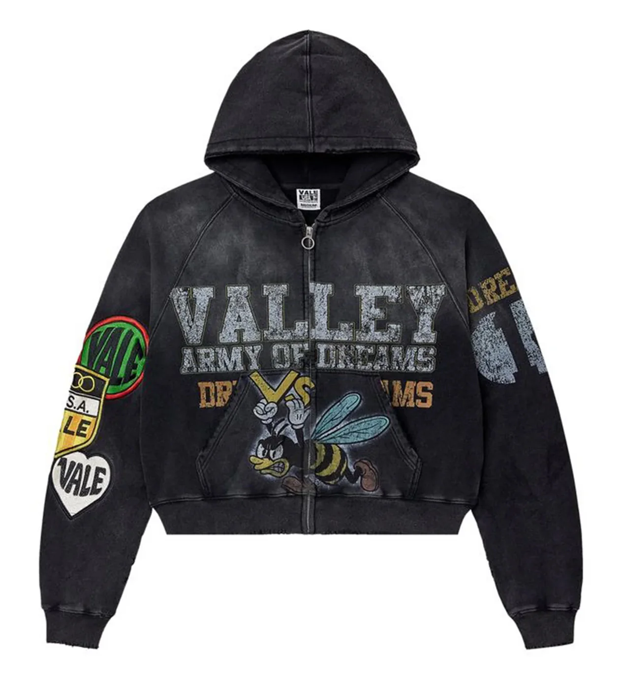 Vale Forever Army Zip Up Black