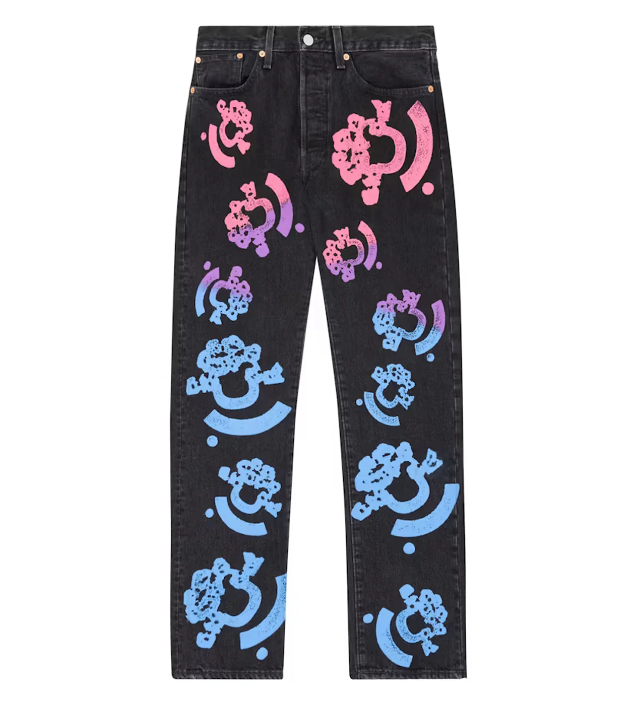 Denim Tears BSTROY 501 Jeans Washed Black