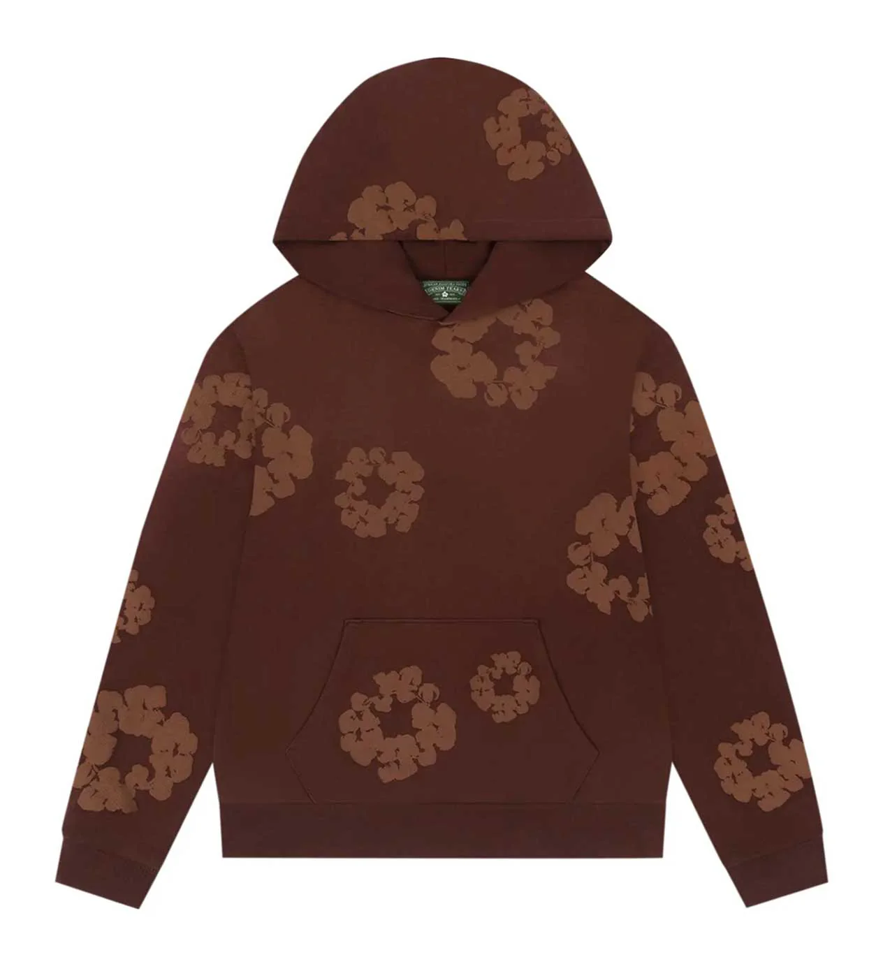 Denim Tears Mono Wreath Hoodie Brown
