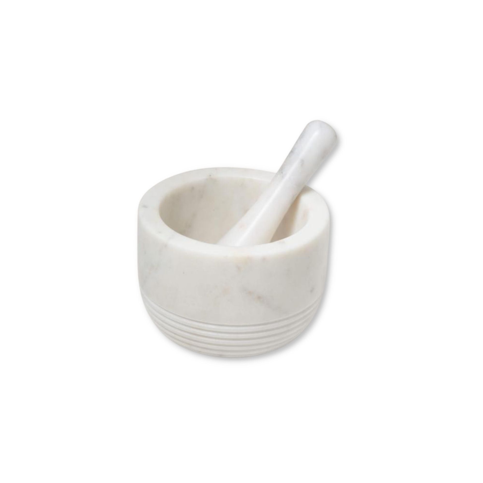 White Marble Mortar & Pestle